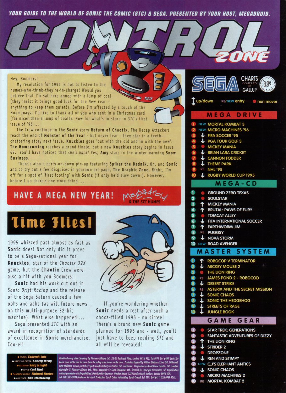 Sonic - The Comic Issue No. 068 Page 1